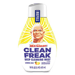 Mr. Clean Clean Freak Deep Cleaning Mist Multi-Surface Spray Refill, Lemon Zest, 16 oz Refill Bottle