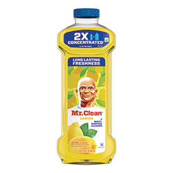 Mr. Clean Multipurpose Cleaning Solution, Lemon, 23 oz Bottle, 9/Carton