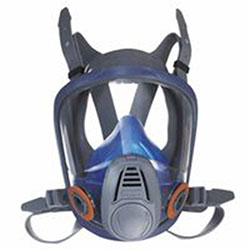 MSA Advantage® 3200 Full-Facepiece Respirator, Large, Rubber Harness