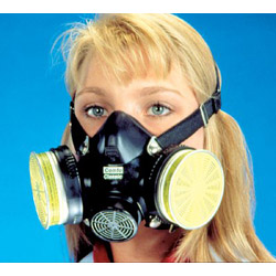 MSA Comfo Classic® Respirator, Large, Silicone