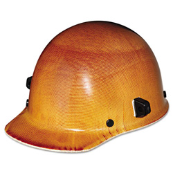 MSA Skullgard® Protective Caps and Hats, Fas-Trac Ratchet, Cap, Welders' Lugs Attached, Natural Tan