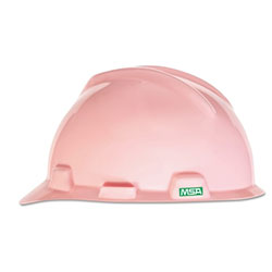 MSA V-Gard Protective Caps and Hats, Staz-On, 6 1/2 - 8, Pink