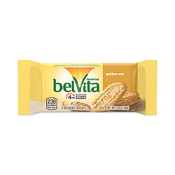 Nabisco belVita Breakfast Biscuits, Golden Oat, 1.76 oz Pack, 12 Packs/Box, 3 Boxes