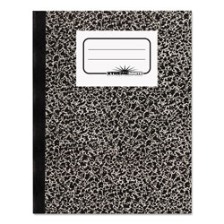 National Brand Composition Book, Wide/Legal Rule, Black Marble Cover, (80) 10 x 7.88 Sheets