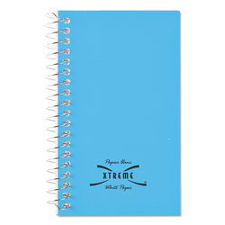 National Brand Paper Blanc Xtreme White Wirebound Memo Books, Narrow Rule, Randomly Assorted Cover Color, (60) 5 x 3 Sheets