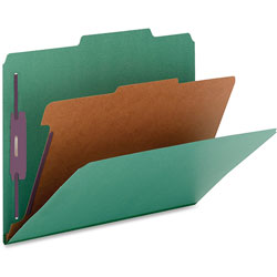 Nature Saver Top-tab 1-Divider Classification Folder, Green