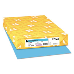 Neenah Paper Color Paper, 24 lb, 11 x 17, Lunar Blue, 500/Ream