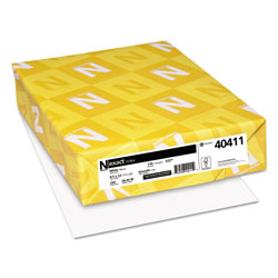 Neenah Paper Exact Index Card Stock, 94 Bright, 110lb, 8.5 x 11, White, 250/Pack (WAU40411)