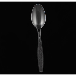 Netchoice Heavy Weight Polystyrene Clear Teaspoon, Case of 1000