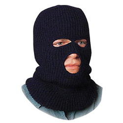 North Safety Products Balaclava Winter Liner, Acrylic, Black