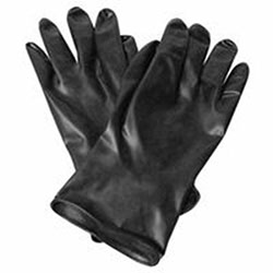 North Safety Products Chemical Resistant Butyl™ Glove, Size 9, Black, 13 mil, Smooth