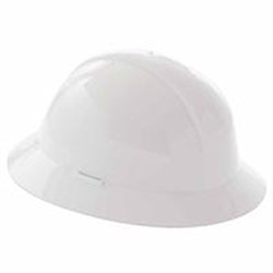 North Safety Products Everest Hard Hat, 6 Point Nylon, White