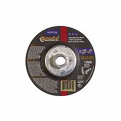 Norton Gemini Type 27 Grinding and Cutting Wheel, 4-1/2 in dia, 1/4 in Thick, 5/8 in -11 Arbor