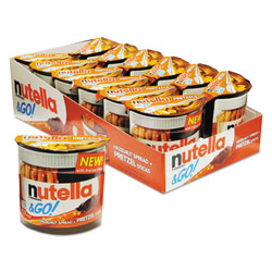 Nutella Hazelnut Spread and Pretzel Sticks, 2.32 oz Pack, 12/Box