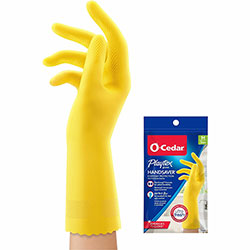 O Cedar Playtex Handsaver Gloves, Medium Size, Yellow, 2/Pair