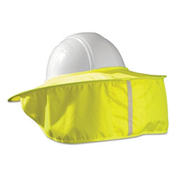 Occunomix Hard Hat Shades, Cotton/Polyester with Wire Spring, Yellow
