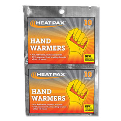 Occunomix HEAT PAX™ Hand and Foot Warmer, 6.1 in L x 4.84 in W, Iron, Water,Vermiculite, Cellulose, Activated Carbon, Salt, Orange