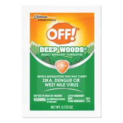 OFF! Deep Woods Towelettes, 12/Box, 12 Boxes per Carton