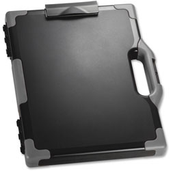 Officemate Carry-All Clipboard Box, 13 inW x 2 inD x 16 inH, Gray
