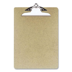 Officemate Recycled Hardboard Clipboard, 1 in Capacity, Holds 8.5 x 11, Brown, 3/Pack