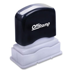 Offistamp® Pre-Inked Message Stamp, COPY, 1.63 in x 0.38 in, Blue Ink