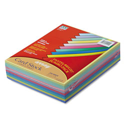 Pacon 65 lb. Card Stock, 8 1/2" x 11", Assorted Colors