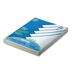 Pacon Array Card Stock, 65lb, 8.5 x 11, White, 100/Pack (RIV01188)