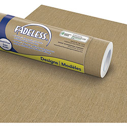 Pacon Bulletin Board Paper Rolls - 48 inWidth x 50 ftLength - 50 lb Basis Weight - 1 Roll - Natural Burlap