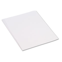 Pacon Construction Paper, 58lb, 18 x 24, White, 50/Pack