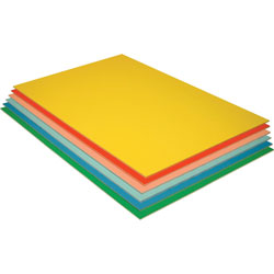 Pacon Foam Board, 20 in x 30 in, 3/16 in Thick, 12/PK, Assorted