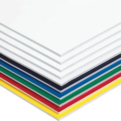 Pacon Foam Board, 3/16" Thick, 20" x 30", Assorted