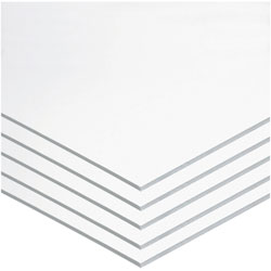Pacon Foam Board, 22"x28", 5/CT, White