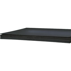 Pacon Foam Board,3/16 in Thick, 22 inx28 in, 5/CT, Black