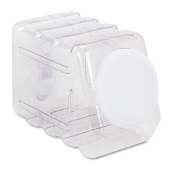 Pacon Interlocking Storage Container with Lid, Clear Plastic