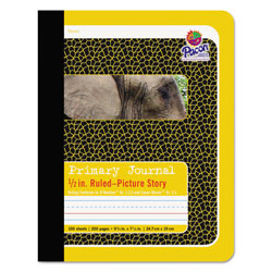 Pacon Primary Journal, Medium/College Rule, 9.75 x 7.5, 100 Sheets