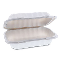 Pactiv EarthChoice SmartLock Microwavable Hinged Lid Containers, 9 x 6 x 3, White, 270/Carton