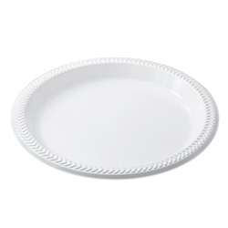 Pactiv Meadoware® OPS Dinnerware, Plate, 8.88 in Diameter, White, 400/Carton
