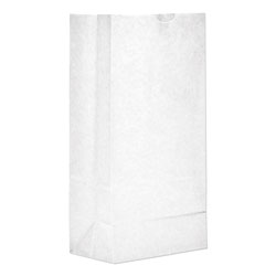 Paper Bags & Sacks Grocery Paper Bags, 35 lbs Capacity, #8, 6.13 inw x 4.17 ind x 12.44 inh, White, 500 Bags