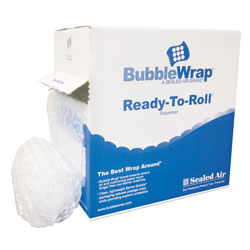 Paper Bubble Wrap® Bubble Wrap® Cushion Bubble Roll, 1/2 in Thick, 12 in x 65ft