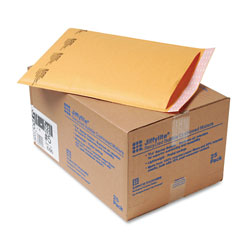 Paper Jiffylite® Jiffylite Self-Seal Bubble Mailer, #5, Barrier Bubble Lining, Self-Adhesive Closure, 10.5 x 16, Golden Brown Kraft, 25/Carton
