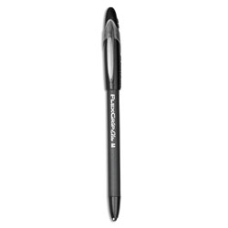 Papermate® FlexGrip Elite Stick Ballpoint Pen, Medium 1mm, Black Ink/Barrel, Dozen