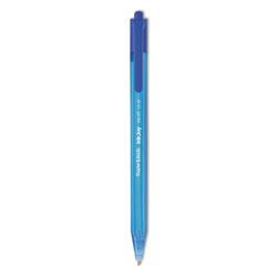 Papermate® InkJoy 100 RT Retractable Ballpoint Pen, Medium 1mm, Blue Ink/Barrel, Dozen