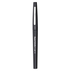 Papermate® Point Guard Flair Stick Porous Point Pen, Bold 1.4mm, Black Ink/Barrel, 36/Box