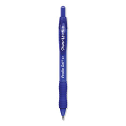 Papermate® Profile Retractable Gel Pen, Medium 0.7 mm, Blue Ink, Translucent Blue Barrel, 36/Pack