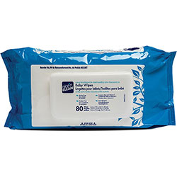 PDI Healthcare Nice'n Clean Baby Wipes - 7.90 in x 6.60 in - Blue - Paraben-free, Latex-free, Resealable, Alcohol-free, Hypoallergenic, Moist - For Skin - 80