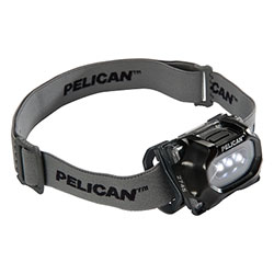 Pelican LED Headlights, 3 Batteries, AAA, 17/33 Lumens, Black