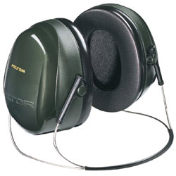 Peltor PELTOR™ Optime™ 101 Earmuff, 26 dB NRR, Dark Green, Behind-the-Head