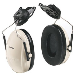 Peltor PELTOR™ Optime™ 95 Earmuff, 21 dB NRR, White/Black, Cap Attached
