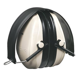 Peltor PELTOR™ Optime™ 95 Earmuff, 21 dB NRR, White/Black, Over the head