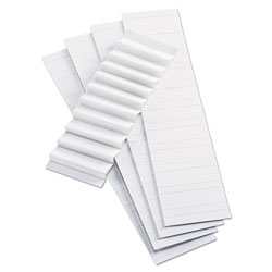 Pendaflex Blank Inserts For Hanging File Folder 42 Series Tabs, 1/5-Cut Tabs, White, 2 in Wide, 100/Pack